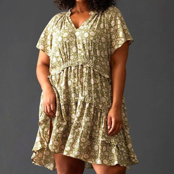 Anthropologie Dresses & Skirts - Robin Tiered Mini Dress by Anthropologie Plus size